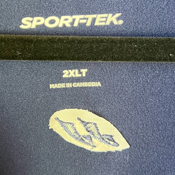 Sport-Tek Men's Blue Zip Pullover - 2XL - Picture 4 of 6